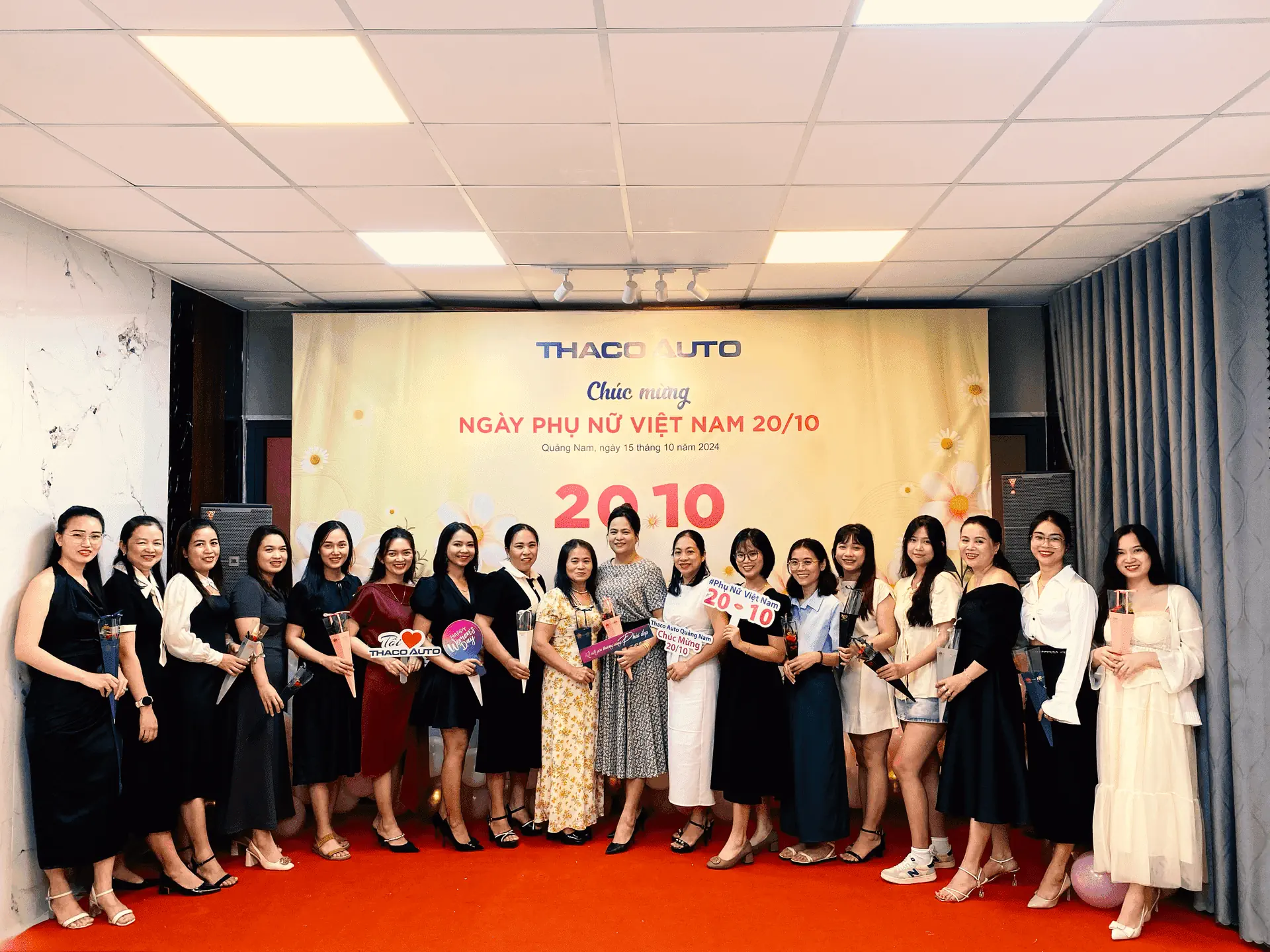 Nữ CBNV THACO AUTO Quảng Nam rạng rỡ trong Ngày Phụ nữ Việt Nam 20/10