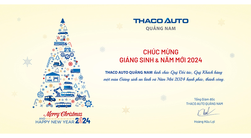 CHÚC MỪNG GIÁNG SINH, NĂM MỚI 2024