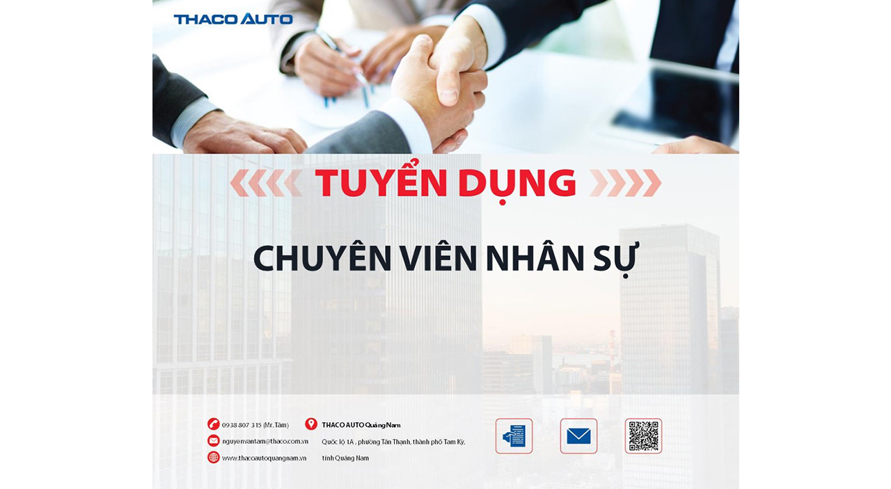 [Thông báo tuyển dụng] Chuyên viên Nhân sự